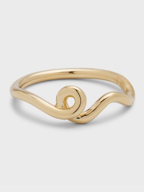 BEA BONGIASCA Wow Mini Ring in 9K Yellow Gold