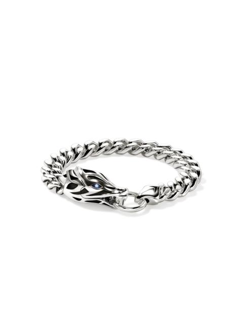 JOHN HARDY Naga Bracelet, Sterling Silver, Blue Sapphire, 11MM