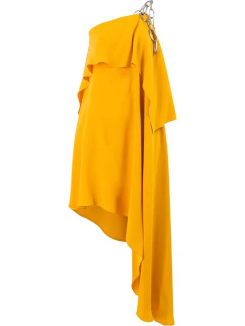 Monse shoulder chain draped dress