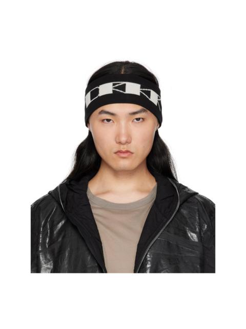 Rick Owens DRKSHDW Black Hollywood Cotton Headband
