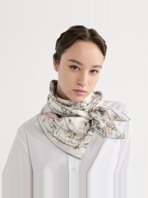 Dior Jardin D-Étoile 90 Square Scarf