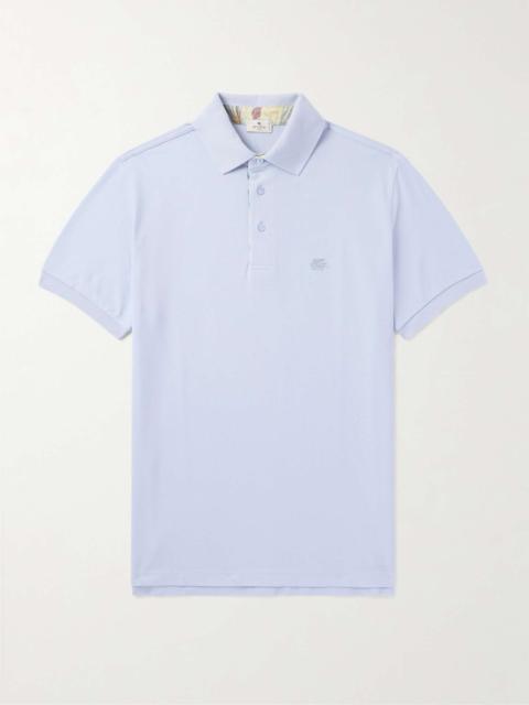 Logo-Embroidered Cotton-Piqué Polo Shirt