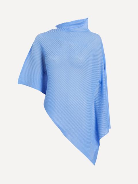 ISSEY MIYAKE SHEER SCARF PLEATS Top