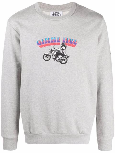 A.P.C. Mika graphic-print sweatshirt