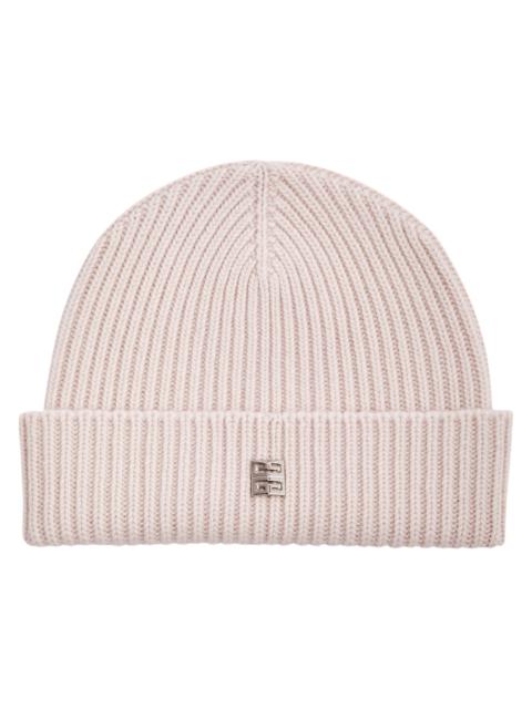 Givenchy Ribbed logo wool-blend beanie