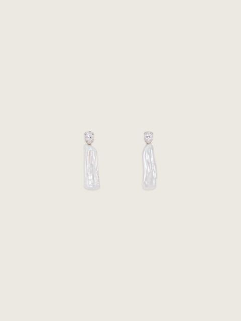 Simone Rocha Stake Pearl & Crystal Earrings