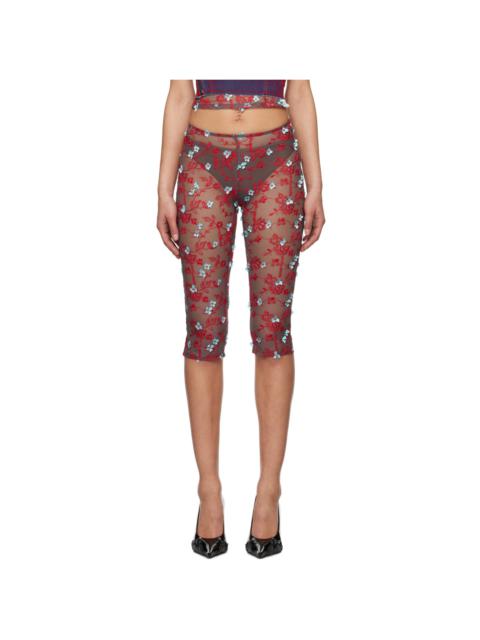 OTTOLINGER Red Floral Shorts