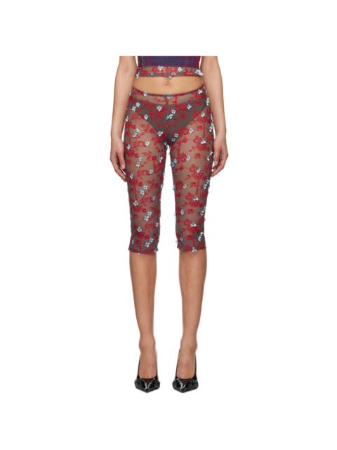 OTTOLINGER Red Floral Shorts