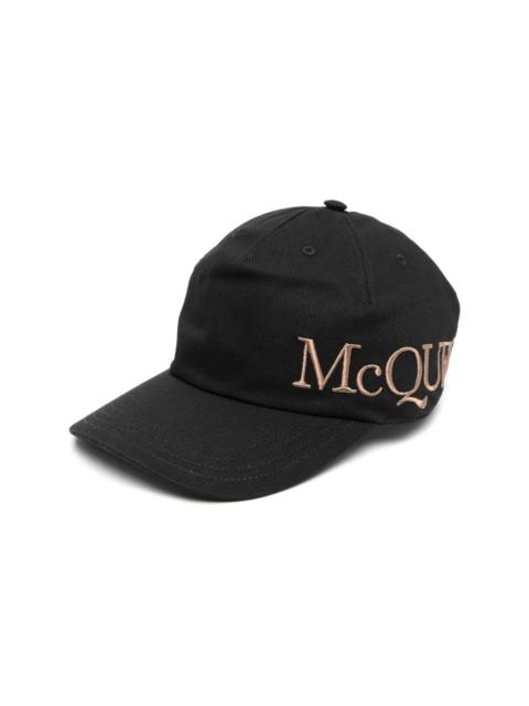Alexander McQueen embroidered-logo baseball cap