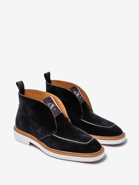 Citycrepe Black Suede Ankle Boots