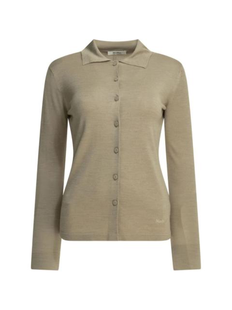 Max Mara button-up collared cardigan