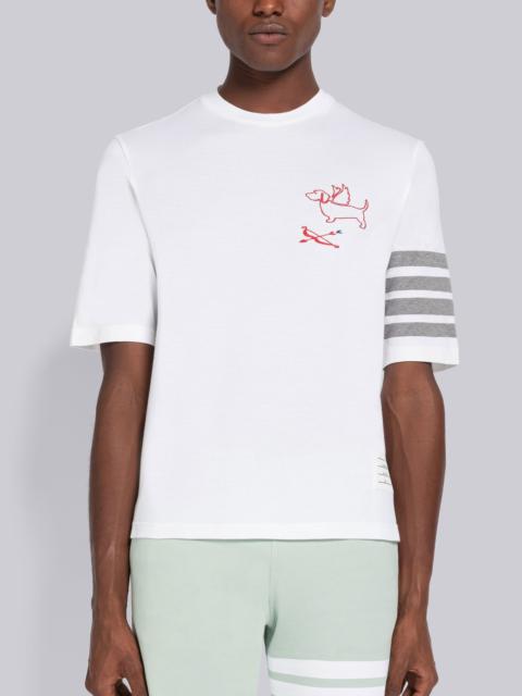 Thom Browne Jersey Hector 4-Bar Tee