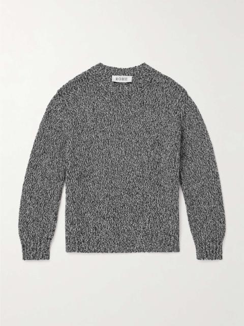 RÓHE Mouliné Cotton Sweater