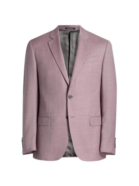 EMPORIO ARMANI Men's Micro Dot Jacket - Mauve