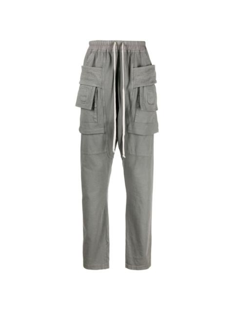 Creatch drawstring cargo trousers