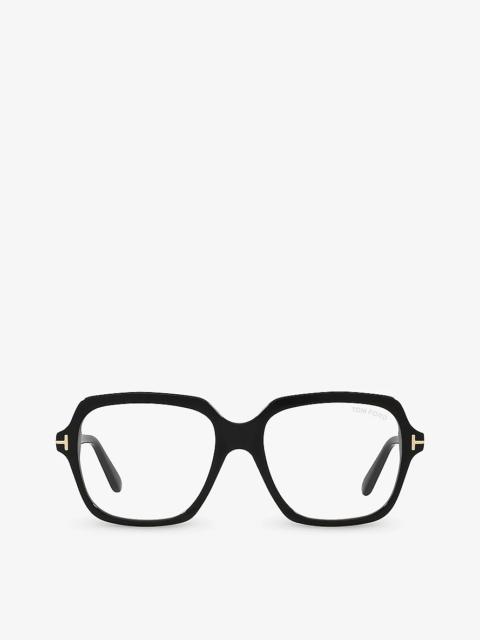 TOM FORD FT5908-B irregular-frame acetate glasses
