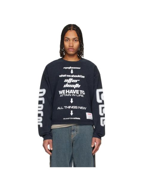 RRR123 Black 'After Death' CVA LS T-shirt