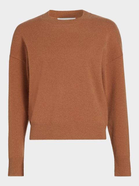 Yves Salomon Crewneck Wool-Blend Sweater