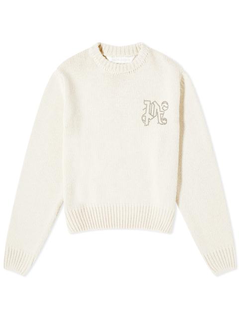 Palm Angels Monogram Stud Sweater