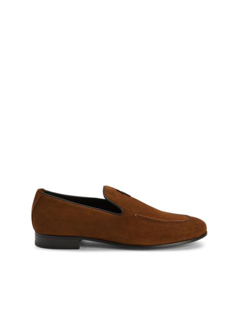 G-Flash motif-embroidered loafers