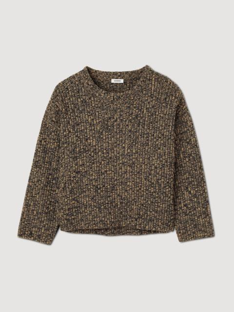 Sandro two-tone wool-blend jumper