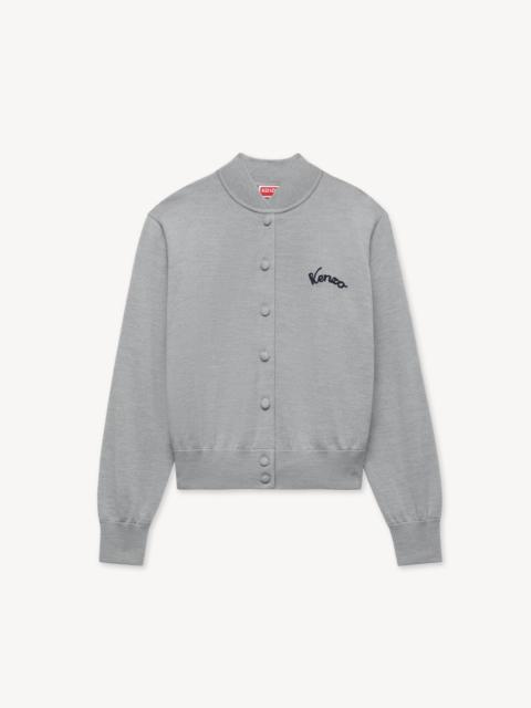 KENZO 'KENZO Eiffel Tower Design' varsity cardigan in wool