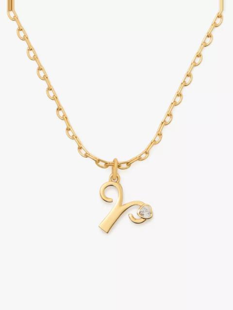 kate spade What's Your Sign Aries Mini Pendant