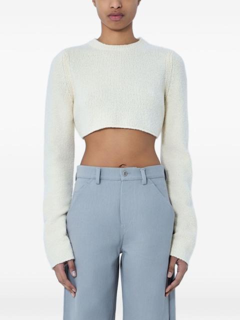 RIER cropped long-sleeve sweater