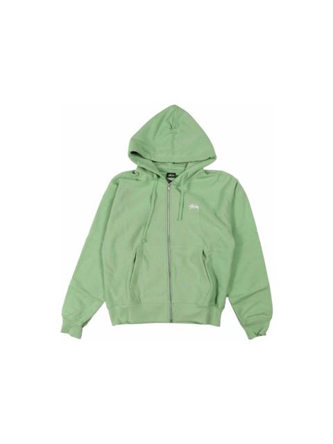 Stüssy Stussy Stock Logo Zip Hoodie Zephyr Green