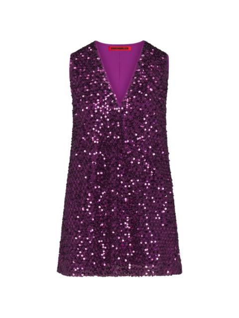 SIMONMILLER Fountain sequin-embellished mini dress