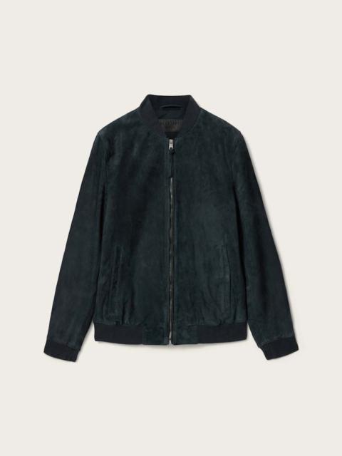 ALLSAINTS MORTON RELAXED FIT SUEDE BOMBER JACKET