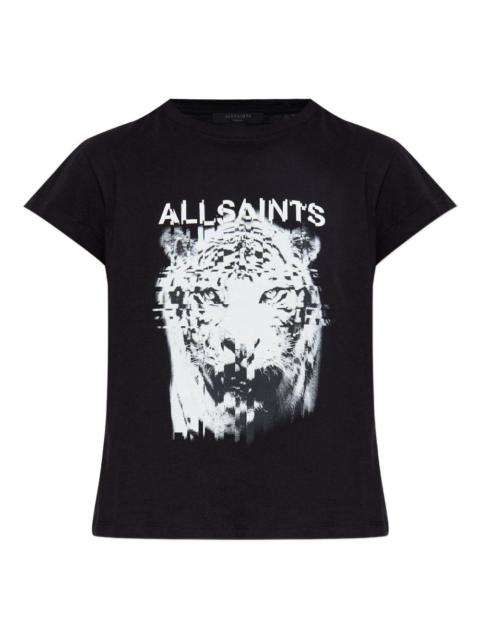 ALLSAINTS Static Anna graphic-print top