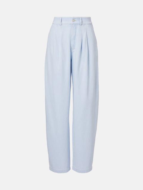 FRAME The Tapered wide-leg jeans