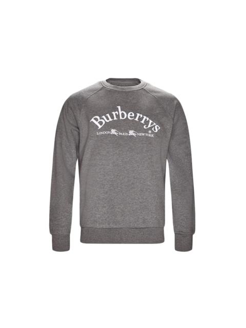 Burberry Burberry Cotton Blend Sweatshirt Grey