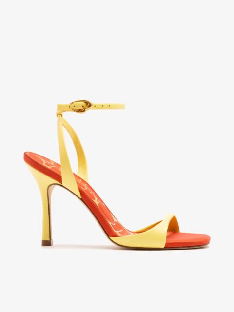 Larroudé Freya Sandal Lemonade Leather