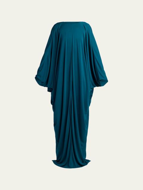 TOM FORD Draped Jersey High-Low Caftan Dress
