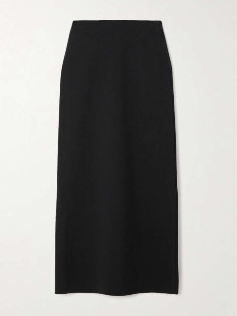 Max Mara Alce knitted maxi skirt Black