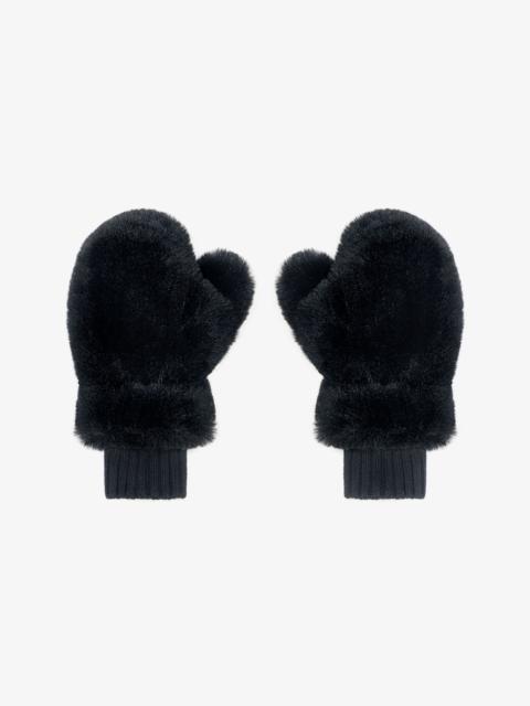 Givenchy MITTEN IN FAUX FUR