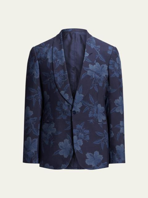 Ralph Lauren Men's Gregory Handmade Hibiscus Silk Sport Coat