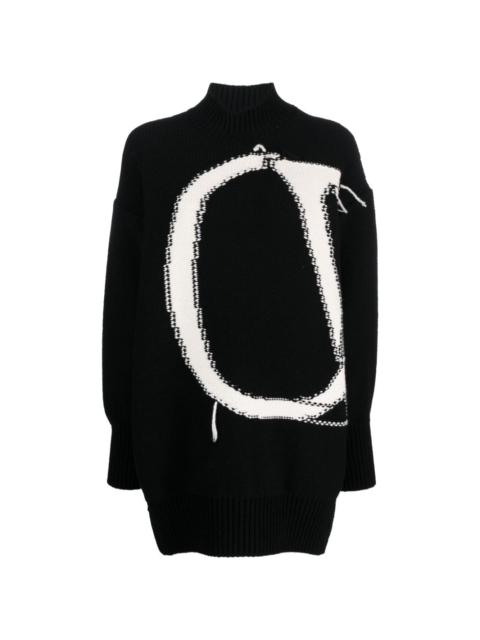 Off-White Ow high-neck wool jumper