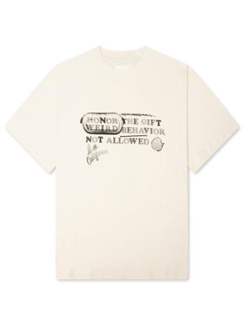 HONOR THE GIFT WEIRD BEHAVIOR S/S TEE - TAUPE