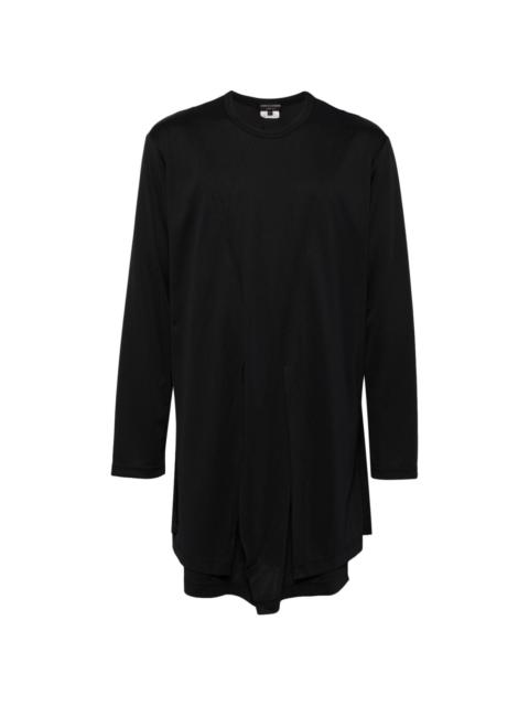 longsleeved asymmetric T-shirt