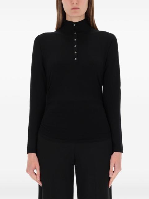 Theory buttoned turtleneck sweater