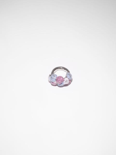 Acne Studios Roses ring - Dusty lilac