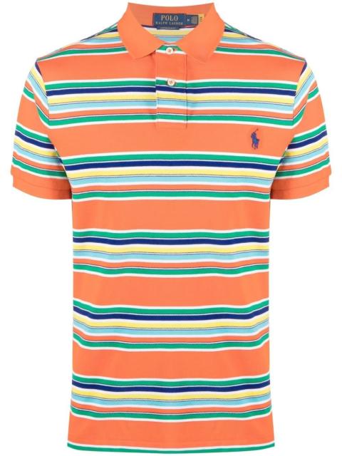 Polo Ralph Lauren stripe-print short-sleeved polo shirt