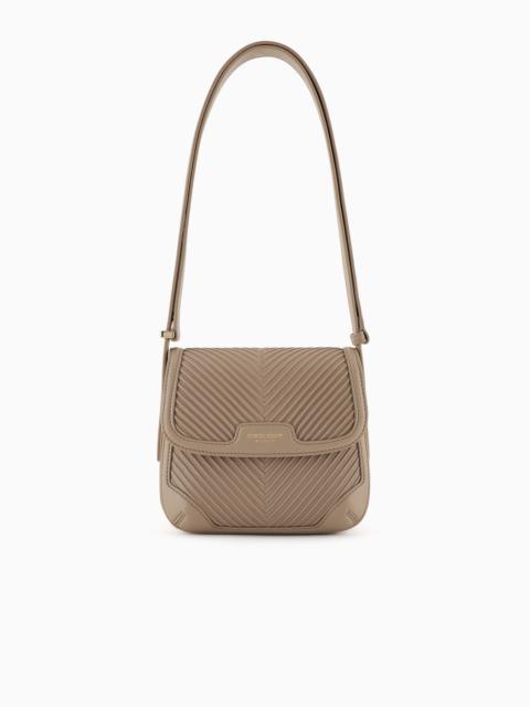 GIORGIO ARMANI Pleated nappa-leather la Prima bag