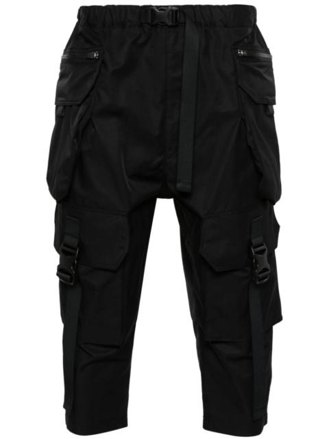 cropped tapered trousers