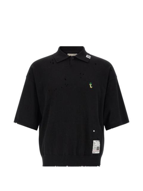 Maison MIHARAYASUHIRO logo-embroidered polo shirt