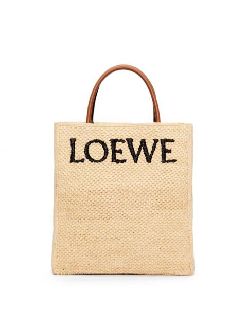 Loewe A4 Standard Tote bag in raffia