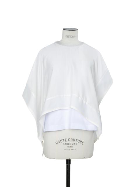 sacai Satin x Cotton Jersey T-Shirt